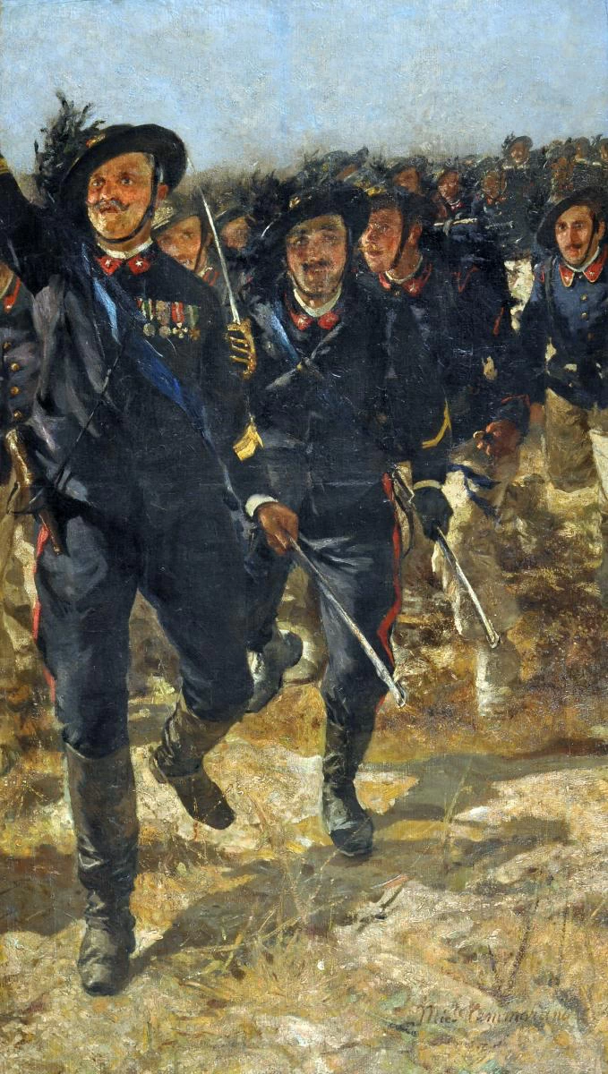 La carica dei bersaglieri - Caserma Ferrarai, Caserta